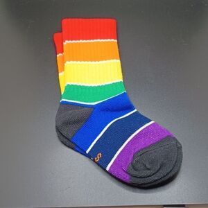 TODDLER rainbow tube socks